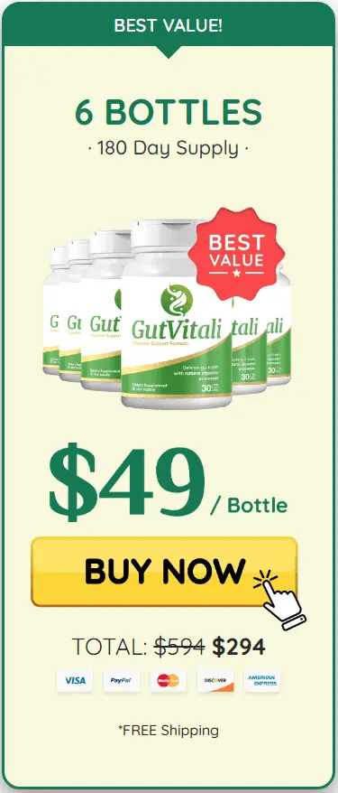 Buy GutVitali 6 Bottle